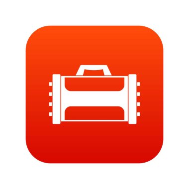 Kaynak makinesi simgesini dijital kırmızı