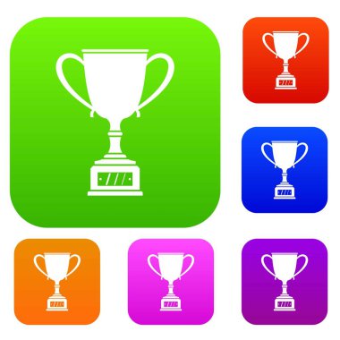 Kazanan Kupası renk koleksiyonu ayarla