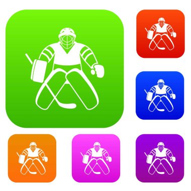 Hokey kalecisi koleksiyonu ayarla