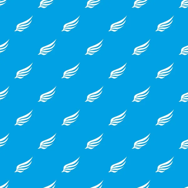 Kanat deseni kesintisiz mavi