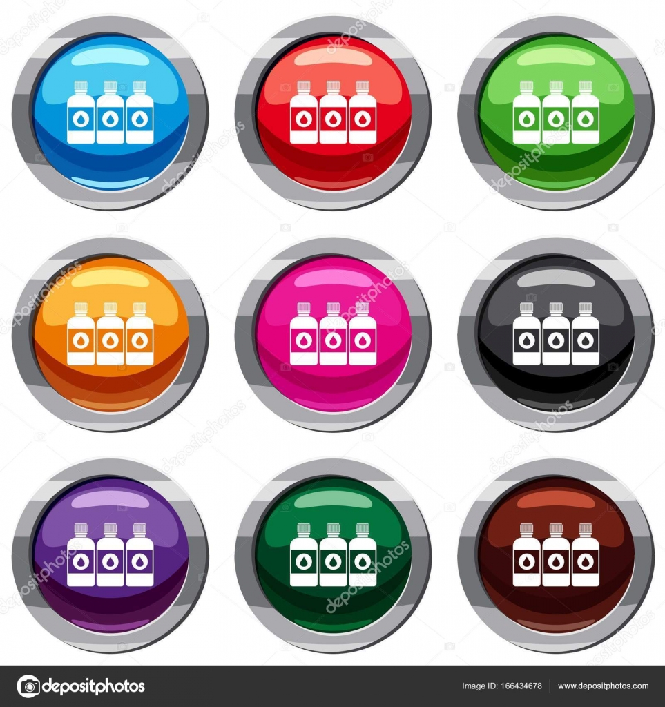 プリンター インク ボトル セット 9 コレクション ストックベクター C Ylivdesign プリンター インク ボトル セット 9 コレクション ストックベクター C Ylivdesign