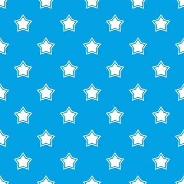 Yıldız deseni kesintisiz mavi