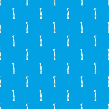 Diş matkap desen kesintisiz mavi