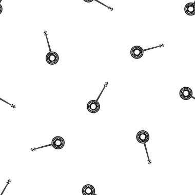 Banjo desen sorunsuz siyah