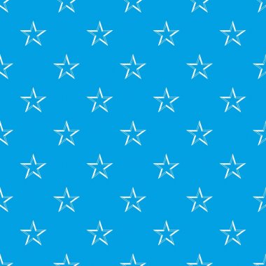 Yıldız deseni kesintisiz mavi
