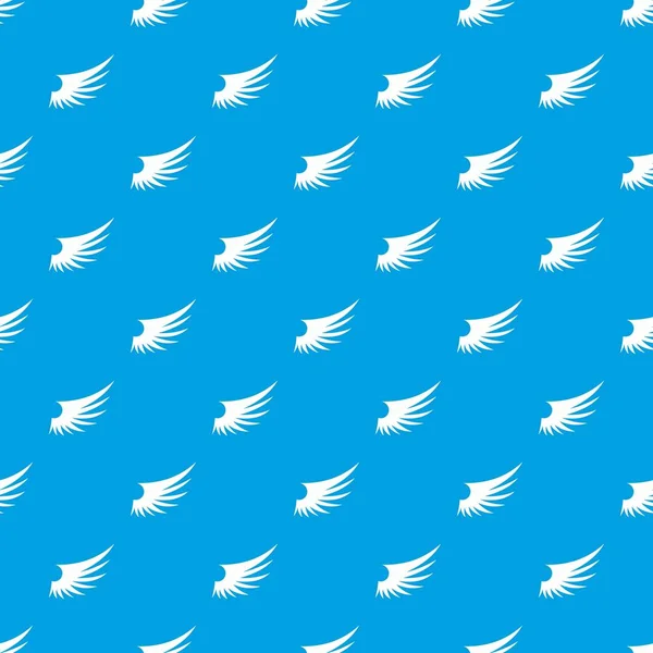 Kanat deseni kesintisiz mavi