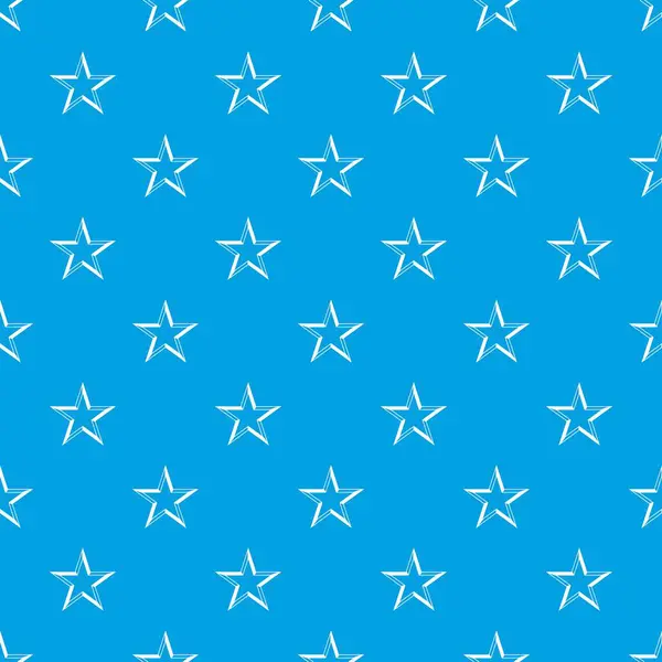 Yıldız deseni kesintisiz mavi