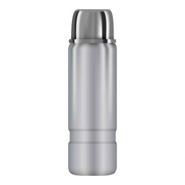 Vakum termo şişesi mockup, gerçekçi