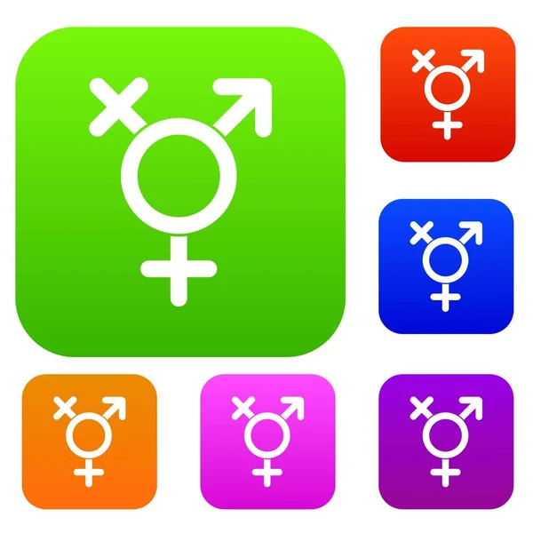 Transgenres signe une collection de jeu — Image vectorielle