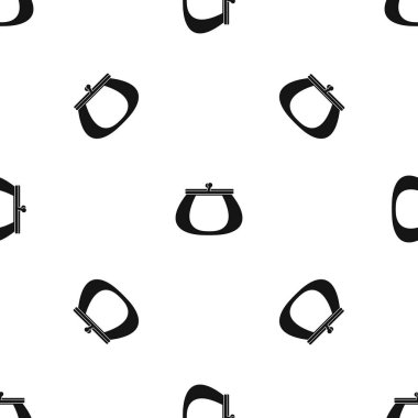 Retro çanta model sorunsuz siyah