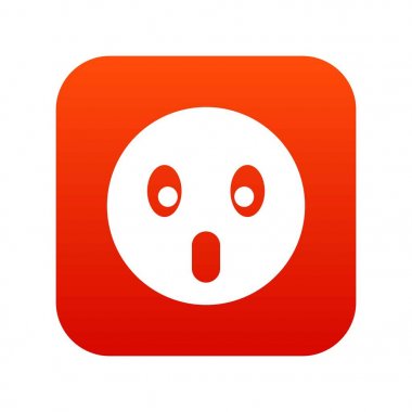 Korkmuş ifade dijital kırmızı