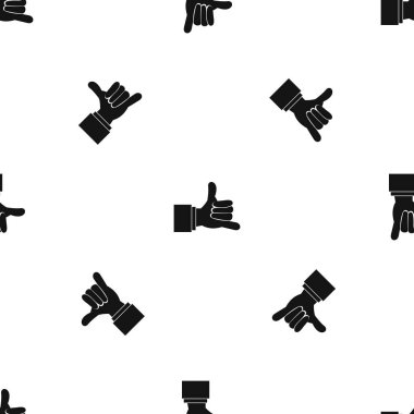 Bana jest de desen sorunsuz siyah