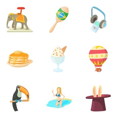 Odak Icons set, karikatür tarzı