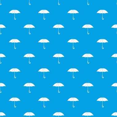 Şemsiye desen kesintisiz mavi