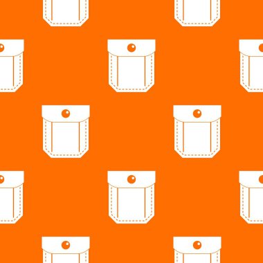 Cep kapak ve düğme desen sorunsuz ile