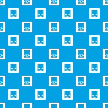 ATM banka para desen kesintisiz mavi