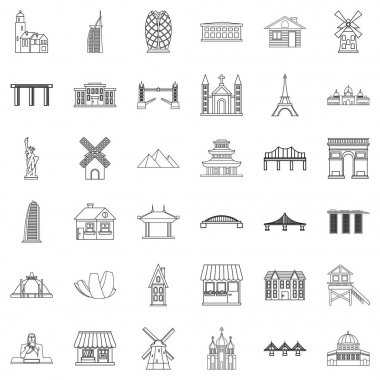 Kule Icons set, anahat stili