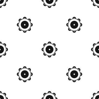 Tef desen sorunsuz siyah