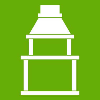 Barbekü Izgara simgesi yeşil