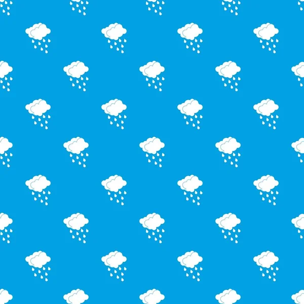 Bulutlar ve su damla desen kesintisiz mavi
