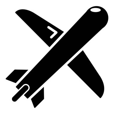 Uçak simgesi, basit tarzı