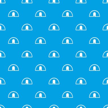 Çadır desen kesintisiz mavi