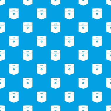 Gömlek desen kesintisiz mavi için moda cep