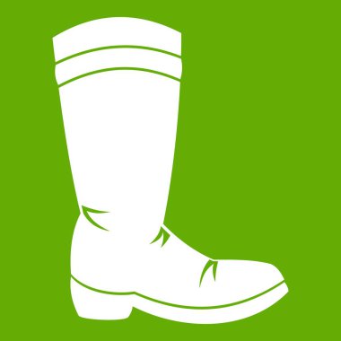 Kovboy çizme simgesi yeşil