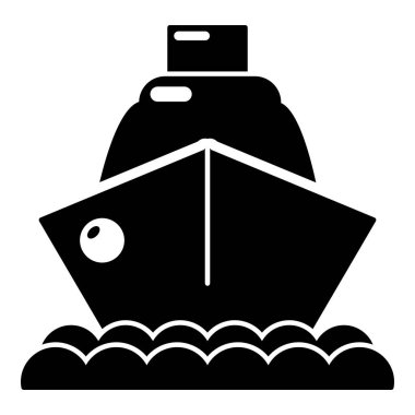 Cruise Gemi simgesi, basit tarzı