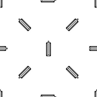 Termometre gösterir düşük sıcaklık desen sorunsuz siyah