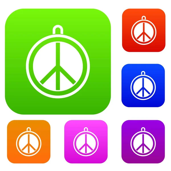 Rock işareti renk koleksiyonu ayarla