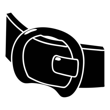 Modern kemer simgesi, basit tarzı