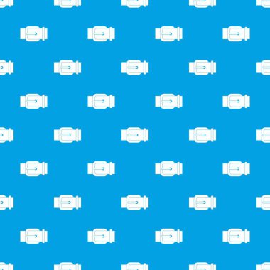 Zarif deri pantolon kemer desen kesintisiz mavi