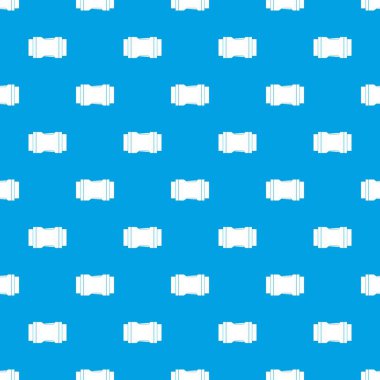 Yan yayın tokası desen kesintisiz mavi