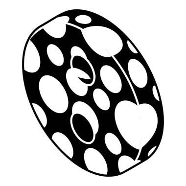 Elbise düğme simgesi, basit tarzı