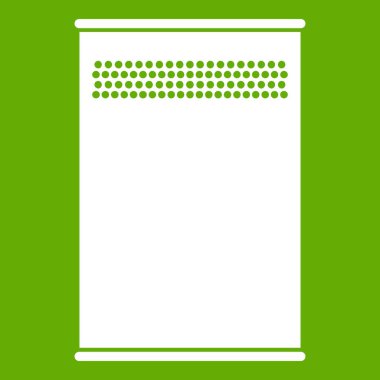 Çöp kutu simgesi yeşil