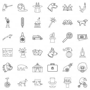 Orman Icons set, anahat stili