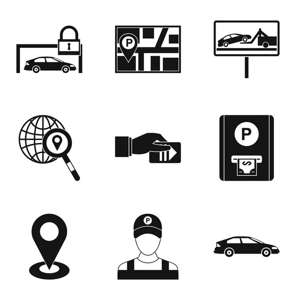 Valet icons set, simple style — Stock Vector © ylivdesign #166580880