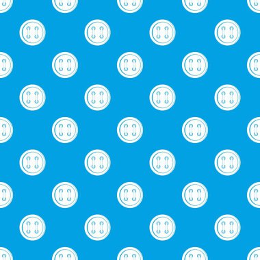 Dikiş düğme desen kesintisiz mavi