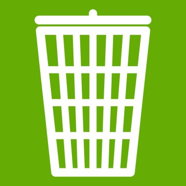 Çöp kutu simgesi yeşil