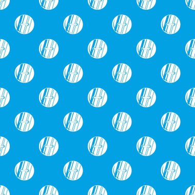 Yuvarlak dikili düğmesini desen kesintisiz mavi