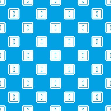 Dikili kare düğme desen kesintisiz mavi