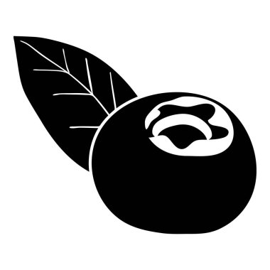 Kızılcık simgesi, basit tarzı