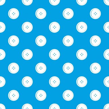 Yuvarlak dikiş düğme desen kesintisiz mavi