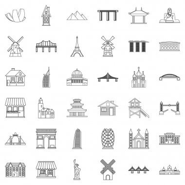 Paris Icons set, anahat stili
