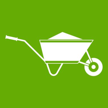 El arabası Yeşil kum simgesiyle