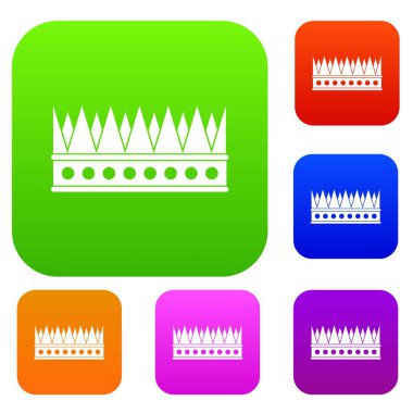 Regal taç renk koleksiyonu ayarla