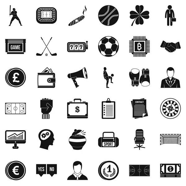 Rulet Icons set, basit tarzı