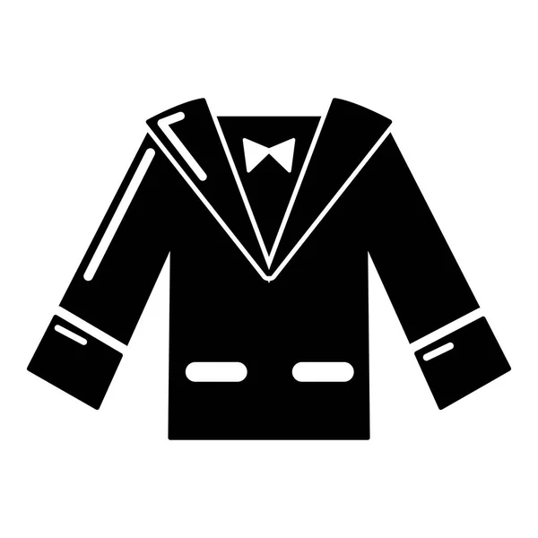 Icono de traje de novio de boda, estilo simple — Vector de stock