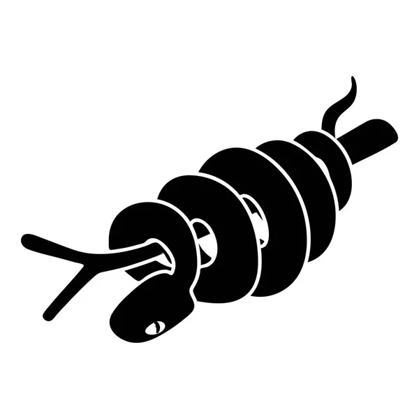 Ratsnake icono, estilo simple — Vector de stock